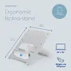 R-Go Tools R-Go Riser Laptop Stand Silver Photo 11