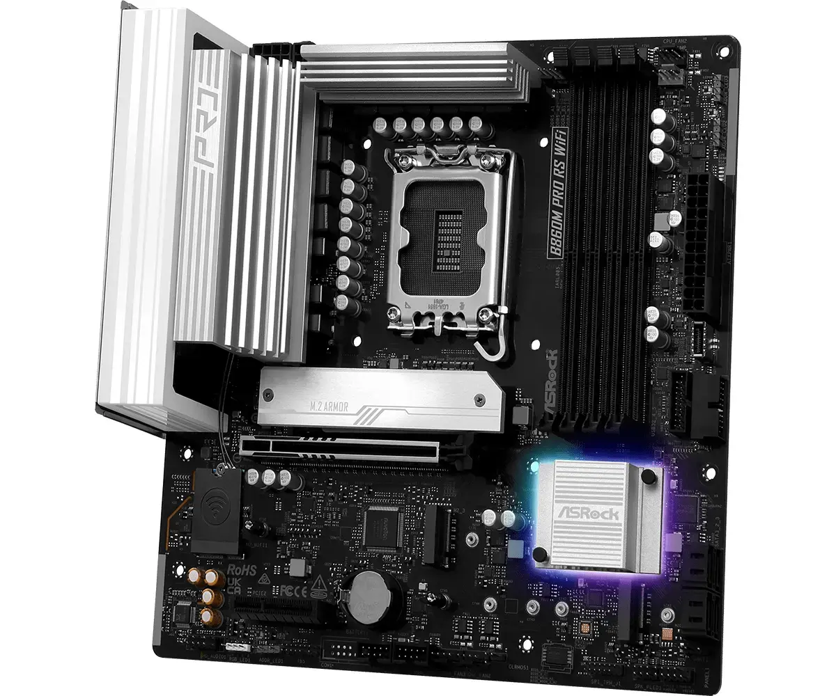 ASRock B860M Pro RS WiFi micro ATX mātesplate Photo 5