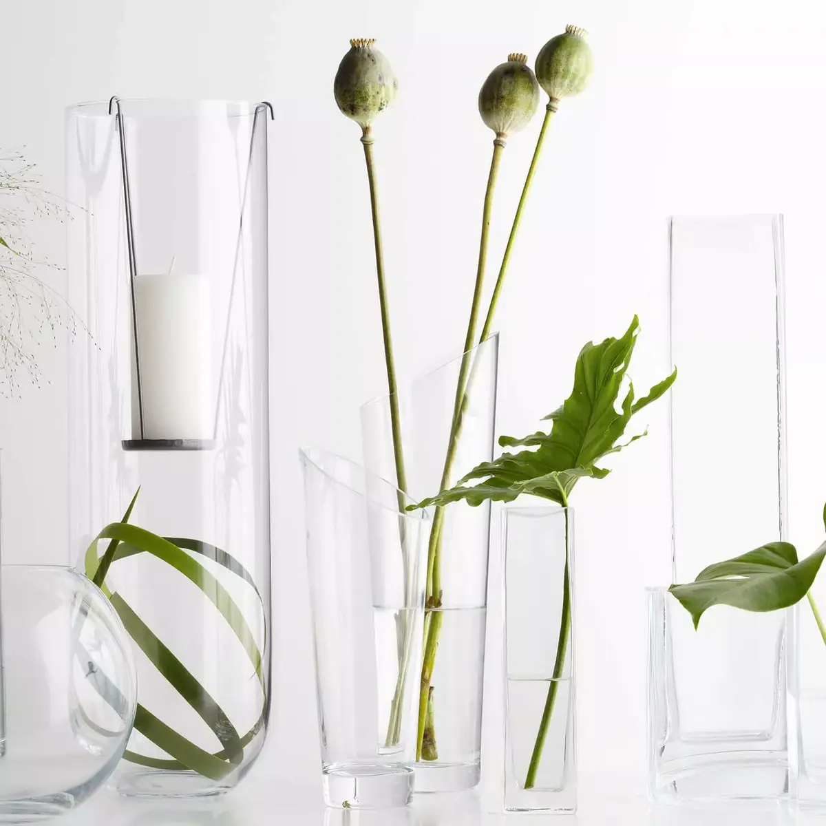 LEONARDO Dynamic glass vase 400 mm Photo 2
