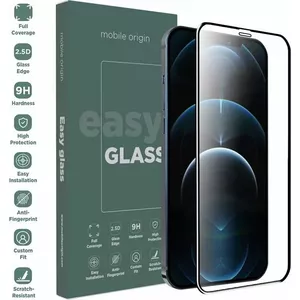 Защитное закалённое стекло MOBILE ORIGIN EasyGlass для Apple iPhone 12 / 12 Pro (FRL-EG-i12Pro)