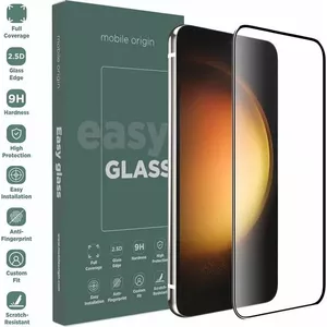 Stikla ekrāna aizsargs MOBILE ORIGIN EasyGlass priekš Samsung Galaxy S23 (modelis FRL-EG-GS23)