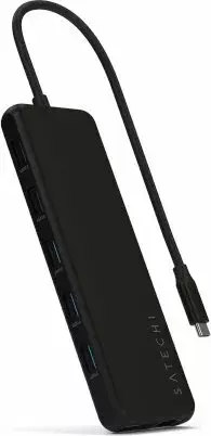 USB‑C daudzfunkcionāls adapteris Satechi 13in1 ar