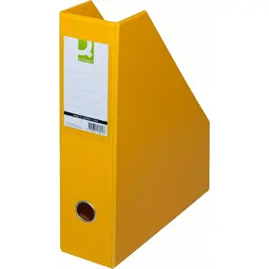Document Folder Q-Connect KF16214 PVC A4/76 yellow