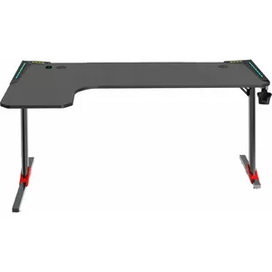 Игровой стол Cortek SKY L-образный большой прочный с защитным покрытием и держателями кабелей