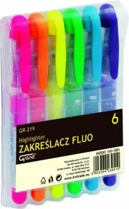 Highlighter Stick Grand 6 Colors 192667 — pack of 6 ink-stick highlighters