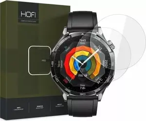 Закалённое стекло Hofi Glass Pro+ комплект 2 шт. для Huawei Watch GT 5 46 мм, прозрачное