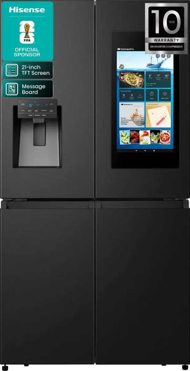 Hisense RQ760N4IFE Multi Door Fridge Freezer Black Photo 2