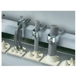 Rittal SZ 2360.000 Steel cable support bracket, silver, steel construction