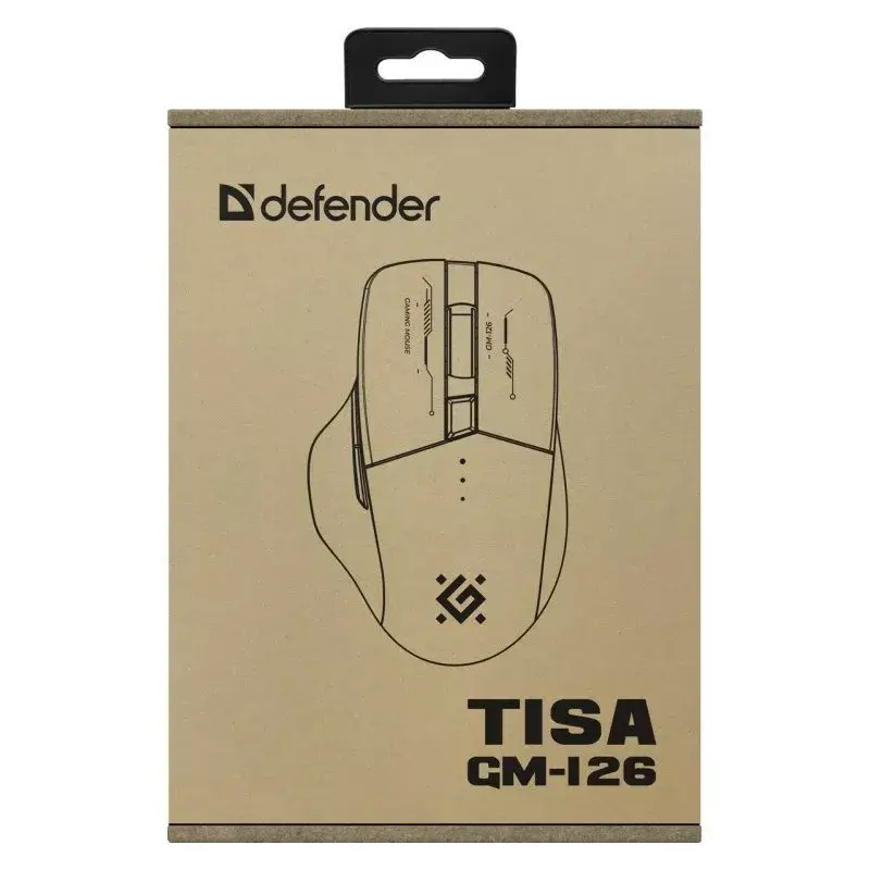 DEFENDER GM-126 TISA bezvadu spēļu pele Photo 5