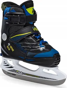 Fila X-One Ice Skates Blue/Lime Size M35