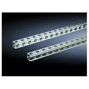 Rack mounting rail Rittal 4393.000 for SE/TS 8, steel, silver, 23x23 mm, length 1295 mm (set of 6)