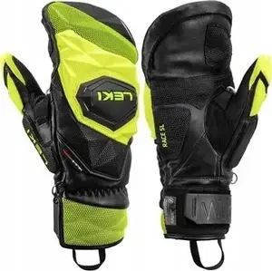 Перчатка Leki WCR Venom SL 3D, black-ice/ lemon, размер 9.0