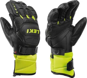 Перчатки Leki WCR Flex S Jr. lemon 4.0 — детские лыжные перчатки размер 4.0