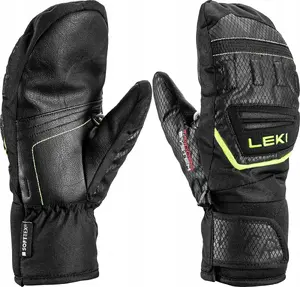 Варежки Leki WCR Team 3D Junior Mitt 4.0 — водонепроницаемые, тёплые детские лыжные варежки
