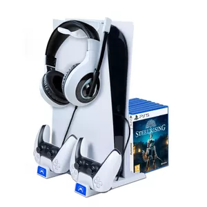 Charging system BIGBEN PS5SCHARGESTAND for PlayStation 5, white, controller charging stand