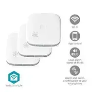 Smoke Detector Nedis WIFIDS21WT3 Wi‑Fi battery‑operated smoke alarm