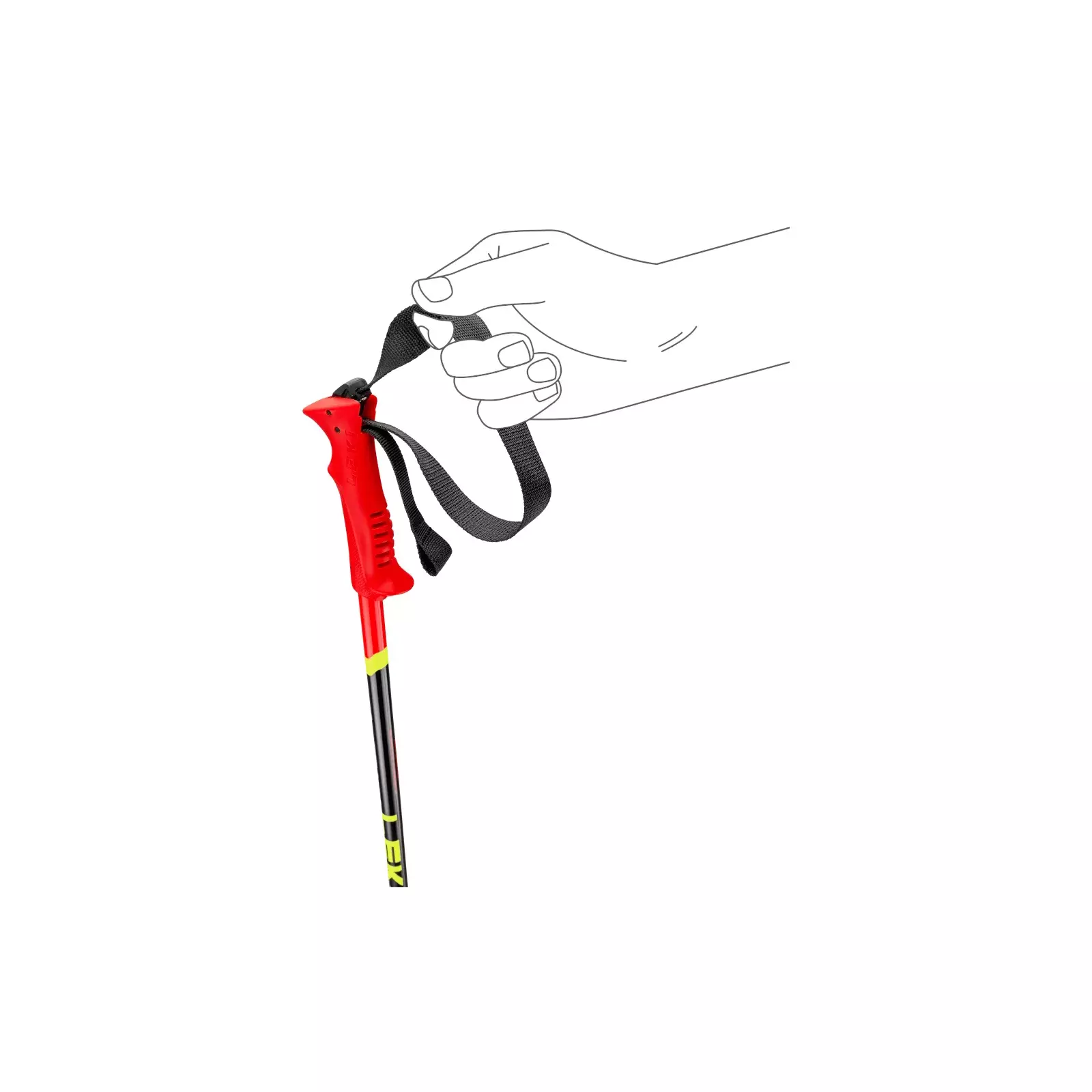 LEKI Racing KIDS ski pole 65344301 Photo 3