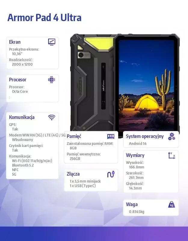 Планшет UleFone Armor Pad 4 Ultra Photo 27