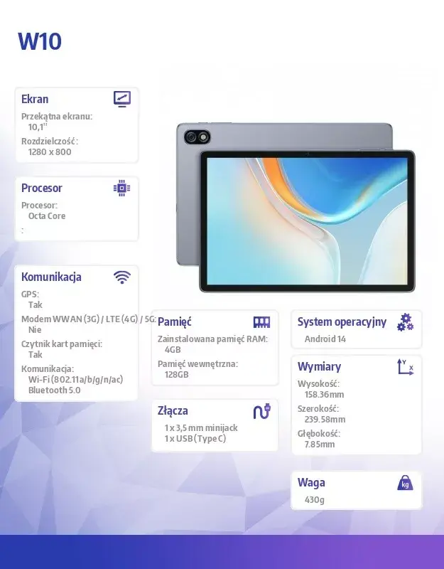 Планшет Ulefone W10 Photo 18