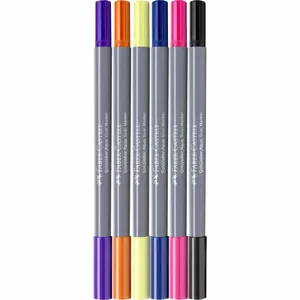 Faber-Castell 164526 marķieris 6 pcs Birste / Smalkais gals Dažādas krāsas