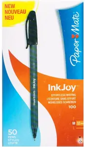 Pen paper:mate InkJoy black pack of 50 — ballpoint pens, black ink