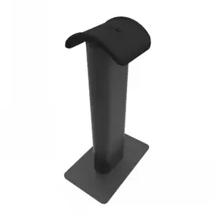 Headphone stand KANTO AUDIO H2 — desktop metal stand, black finish