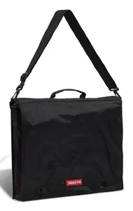 Plecu soma Aristo AR7064 — plastmasa, melna, sarkans oderējums, unisex