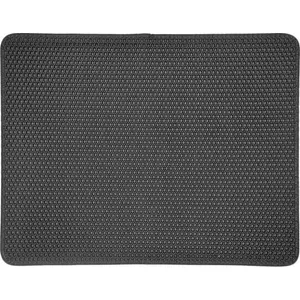 Litter Mat LEOBERT Mata pod Kuwetę 60x45 cm black – protective floor mat for cat litter area
