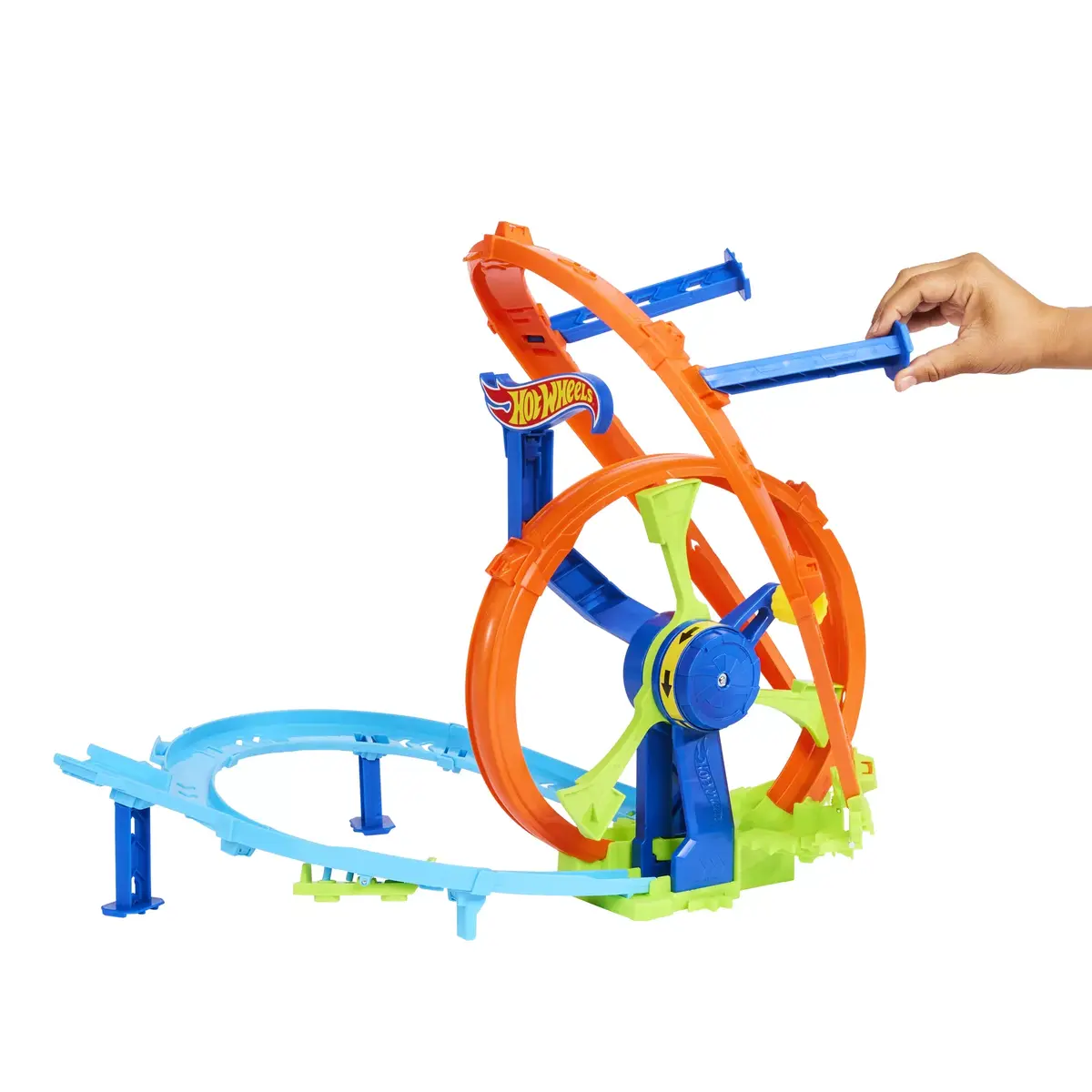 MATTEL Hot Wheels Rapid Launch & Loop — trases komplekts Photo 5