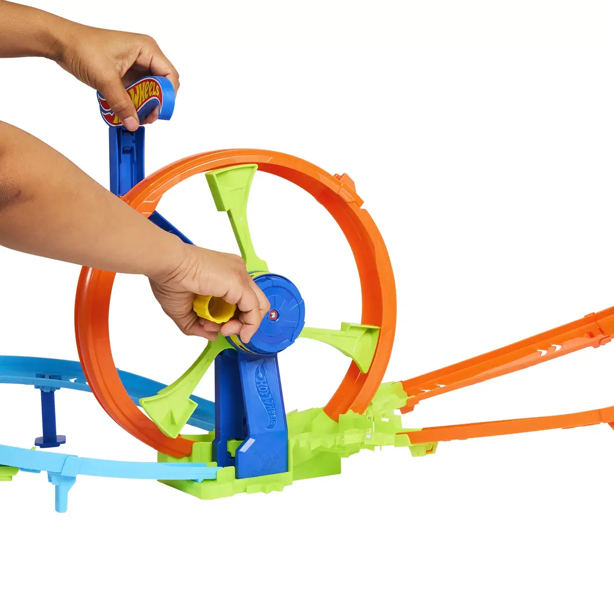 MATTEL Hot Wheels Rapid Launch & Loop — trases komplekts Photo 10
