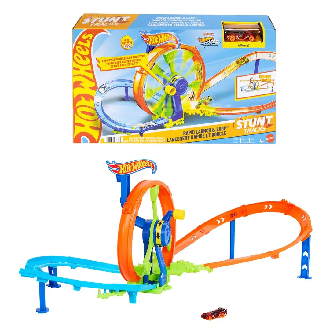 Transportlīdzekļa un trases komplekts MATTEL Hot
