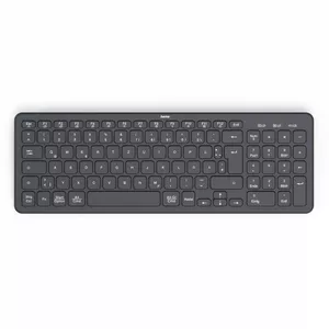 Wireless multi-device keyboard HAMA WK-300 black — compact layout, battery-powered, USB receiver/Bluetooth