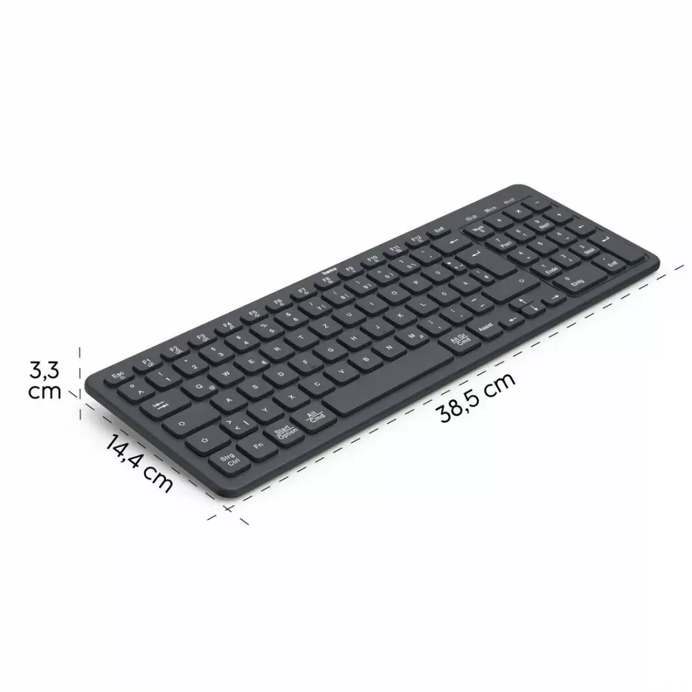 HAMA WK-300 wireless multi-device keyboard Photo 2