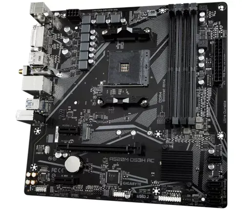 Motherboard GIGABYTE A520M DS3H AC, A520 Photo 4