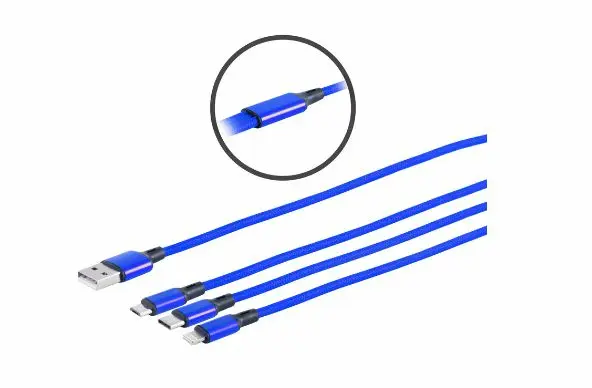 MicroConnect MC-USBA-3WAY USB sadalītāja kabelis USB-A