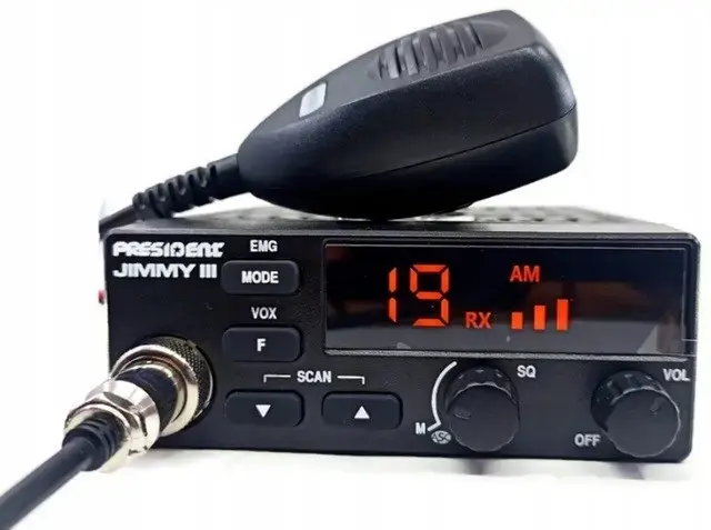 CB радиостанция President Jimmy III AM/FM 4W 12V Photo 2
