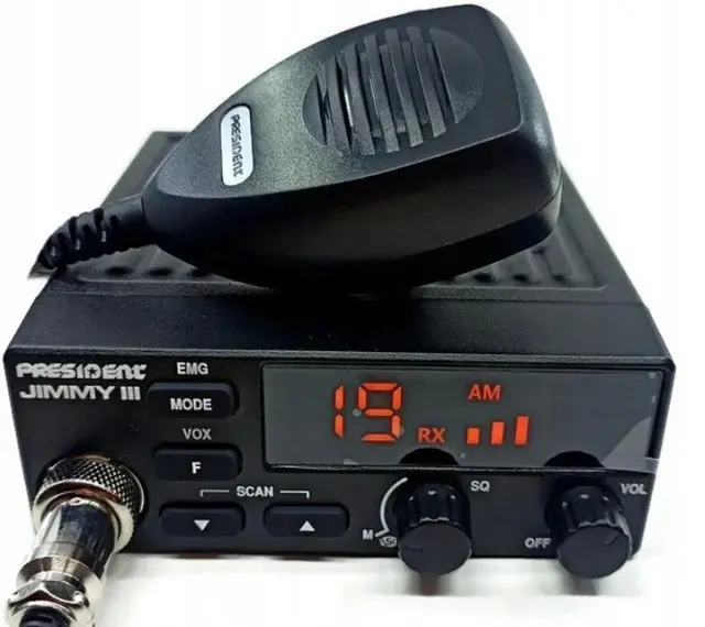 CB радиостанция President Jimmy III AM/FM 4W 12V Photo 3