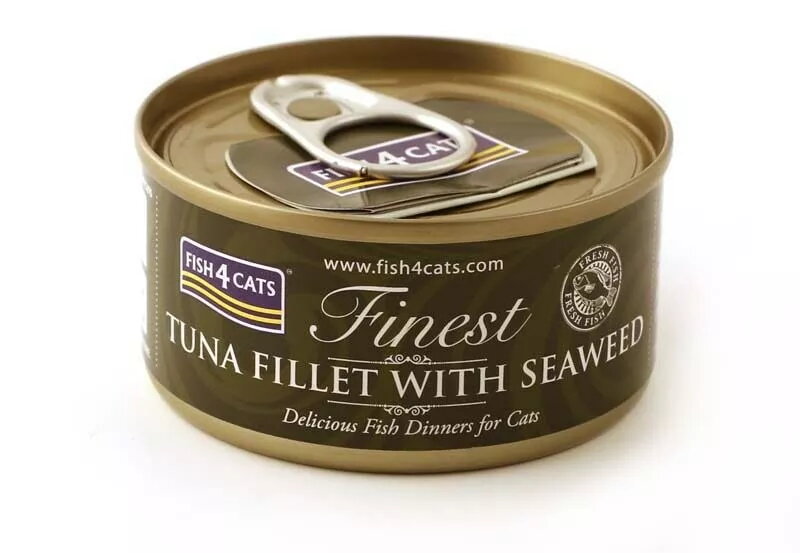 Mitrā kaķu barība FISH4DOGS Tuna fillet
