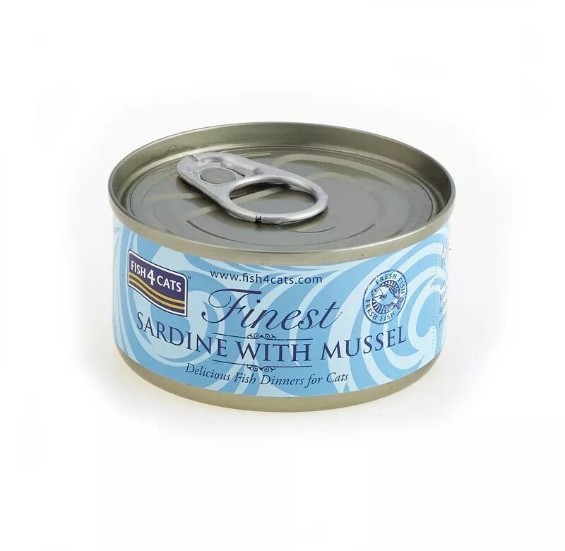 Mitrs kaķu barības FISH4DOGS Sardine with