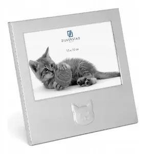 Фоторамка ZILVERSTAD Metal Portrait Katze 15x10 см