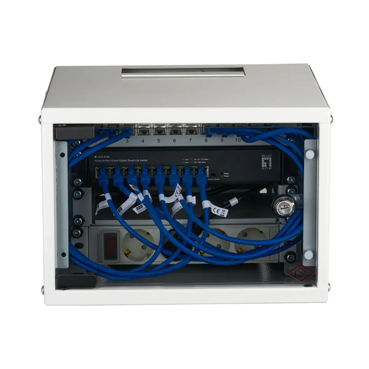 EFB Elektronik WGB-1004GR.30-SET1 4U sienas skapis Photo 4