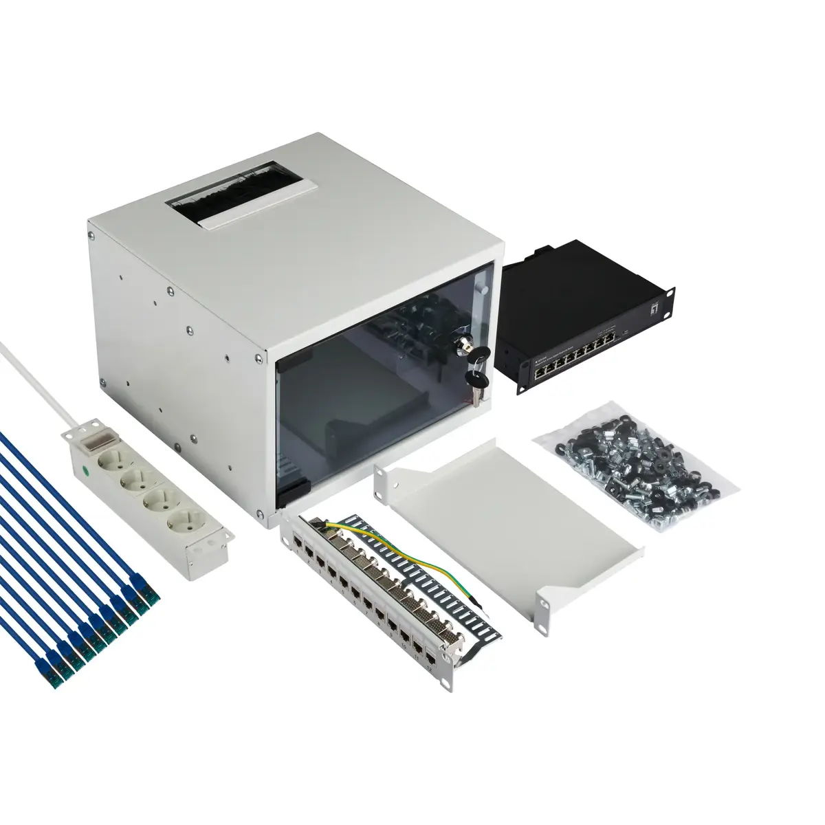 EFB Elektronik WGB-1004GR.30-SET1 4U sienas skapis Photo 5