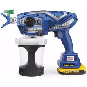 Paint Gun GRACO ULTRA AIRLESS with DEWALT 2 x 2Ah batteries (Model 17M366)