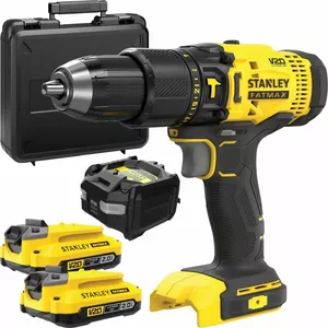 Cordless drill STANLEY SFMCD711D2K 18V Li-Ion 2x2Ah, 2-speed, 80 Nm, LED, case