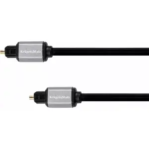 Оптический аудиокабель Kruger & Matz Toslink — 5 м, чёрный