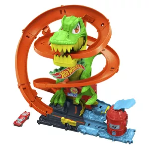 Игровая трасса Hot Wheels T-Rex Blaze Battle Многоцветная