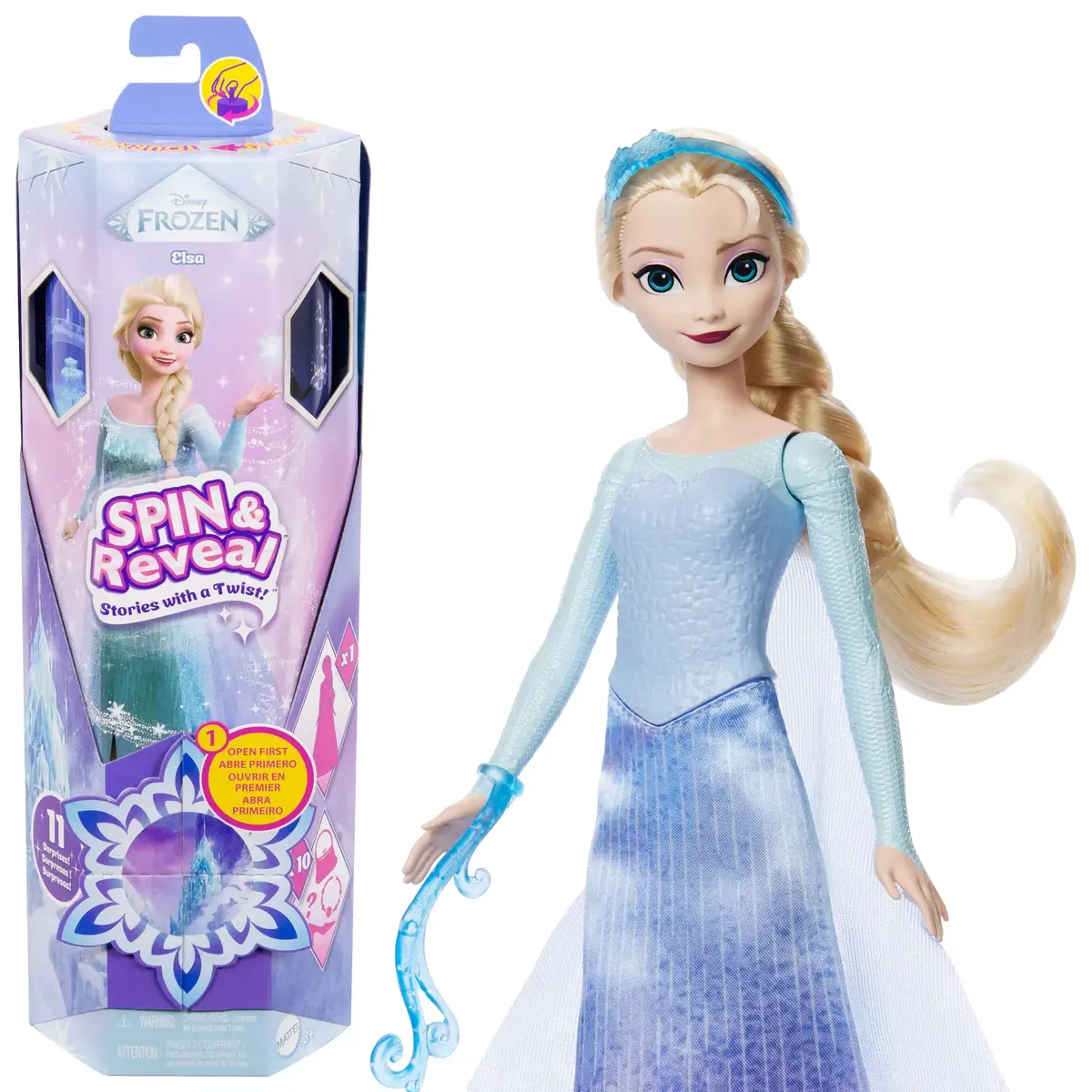 Modes lelle Disney Frozen SPIN & REVEAL Elsa Photo 2