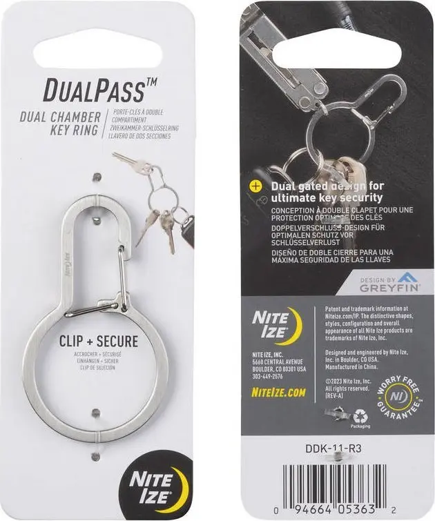 Karabīne ar divām vārpstām NITEIZE DualPass