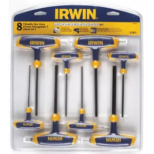 Hex T-handle Allen Key Set Irwin T10771 – 8 pcs, sizes 2.5–10 mm