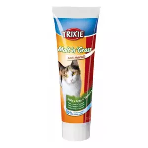 Паста для кошек Trixie Malt'n'Grass Anti-Hairball, вкус травы, 100 г